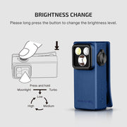 OLIGHT OCLIP ULTRA RECHARGEABLE MINI CLIP ON TORCH WITH FLOODLIGHT, SPOTLIGHT & UV LIGHT