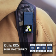 OLIGHT OCLIP ULTRA RECHARGEABLE MINI CLIP ON TORCH WITH FLOODLIGHT, SPOTLIGHT & UV LIGHT