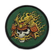 511 TACTICAL FLAMING SKULL PATCH
