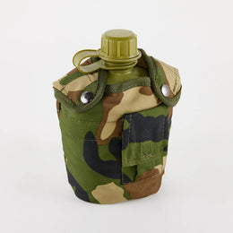 BUSH TRACKS WATER BOTTLE ARMY STYLE CANTEEN WITH COVER