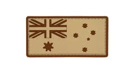 TAS AUSTRALIAN FLAG PVC PATCH - TAN