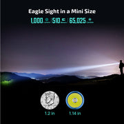 OLIGHT BATON TURBO RECHARGABLE MULTIPLE POWER SOURCES TORCH WITH 510 METER BEAM