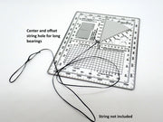 MILITARY TEMPLATE TECHNOLOGY GPS PLOTTING PROTRACTOR