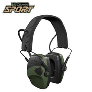 ISOTUNES DEFY SLIM ELECTRONIC SHOOTINGS EARMUFFS OLIVE