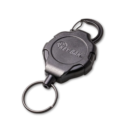 KEY-BAK RACH-IT RETRACTABLE CARABINER KEYCHAIN WITH RATCHETING LOCK