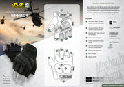 MECHANIX WEAR M-PACT FINGERLESS GLOVES