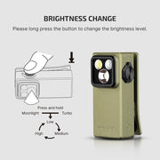 OLIGHT OCLIP ULTRA RECHARGEABLE MINI CLIP ON TORCH WITH FLOODLIGHT, SPOTLIGHT & UV LIGHT
