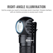 OLIGHT PERUN 2 - 2500 LUMENS RECHARGABLE LED TORCH WITH HEAD MOUNTED HEADBAND