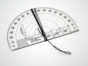 MILITARY TEMPLATE TECHNOLOGY R.A.A. SEMI CIRCULAR PROTRACTOR 
