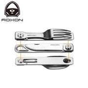 ROXON 3 IN 1 MAGNETIC CAMP CUTLERY SET
