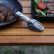 ROXON 3 IN 1 MAGNETIC CAMP CUTLERY SET