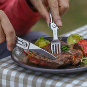 ROXON 3 IN 1 MAGNETIC CAMP CUTLERY SET