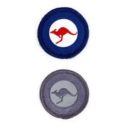 PLATATAC RAAF ROUNDEL PATCH GREY