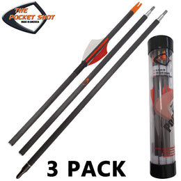 THE POCKET SHOT 3 PIECE TAKE DOWN ARROWS (3 PACK)