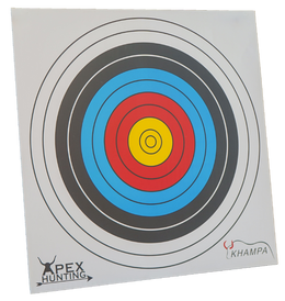 ZONE ARCHERY PAPER TARGET FACES - 5 PACK