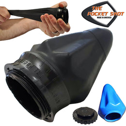 THE POCKET SHOT BLACK POCKET SHOT SLINGSHOT W 2 X POUCHES