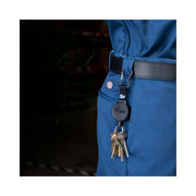 KEY-BAK MID6 HEAVY DUTY RETRACTABLE KEY CHAIN CARABINER