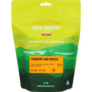 BACK COUNTRY CUISINE YOGHURT & MUESLI - REGULAR