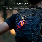 OLIGHT GOBBER 2 RECHARGEABLE EASY CLIP REFLECTIVE SAFETY LIGHT W 4 MODES & 6 COLOURS