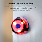 OLIGHT GOBBER 2 RECHARGEABLE EASY CLIP REFLECTIVE SAFETY LIGHT W 4 MODES & 6 COLOURS