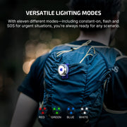 OLIGHT GOBBER 2 RECHARGEABLE EASY CLIP REFLECTIVE SAFETY LIGHT W 4 MODES & 6 COLOURS