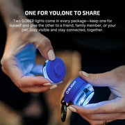 OLIGHT GOBBER 2 RECHARGEABLE EASY CLIP REFLECTIVE SAFETY LIGHT W 4 MODES & 6 COLOURS