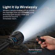 OLIGHT JAVELOT TURBO 2 POWERFUL RECHARGEABLE 1500 METRES LONG RANGE HUNTING TORCH
