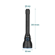 OLIGHT JAVELOT TURBO 2 POWERFUL RECHARGEABLE 1500 METRES LONG RANGE HUNTING TORCH