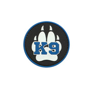 VALHALLA ROUND K9 PAW PVC PATCH