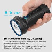 OLIGHT MARAUDER MINI 2 - 10,000 LUMENS RECHARGEABLE HIGH POWER TORCH (FLOOD & SPOT)
