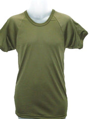 CREW NECK T SHIRT OLIVE GREEN