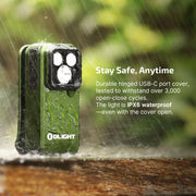 OLIGHT OCLIP PRO COMPACT LED CLIP LIGHT WITH FLOODLIGHT, SPOTLIGHT & RED LIGHT