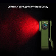 OLIGHT OCLIP PRO COMPACT LED CLIP LIGHT WITH FLOODLIGHT, SPOTLIGHT & RED LIGHT