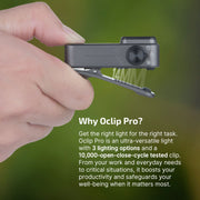 OLIGHT OCLIP PRO COMPACT LED CLIP LIGHT WITH FLOODLIGHT, SPOTLIGHT & RED LIGHT