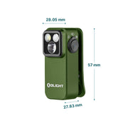 OLIGHT OCLIP PRO COMPACT LED CLIP LIGHT WITH FLOODLIGHT, SPOTLIGHT & RED LIGHT