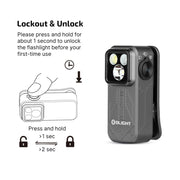 OLIGHT OCLIP PRO COMPACT LED CLIP LIGHT WITH FLOODLIGHT, SPOTLIGHT & RED LIGHT