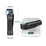 OLIGHT PERUN 3 VERSATILE LED RECHARGEABLE HEAD TORCH FROM HEAD TO HAND