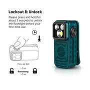 Olight Oclip Pro S 5-in-1 Multifunctional EDC Clip Torch with UV & RGB Light